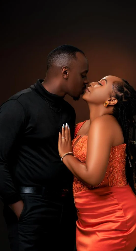 Linc and Veve in evening dress